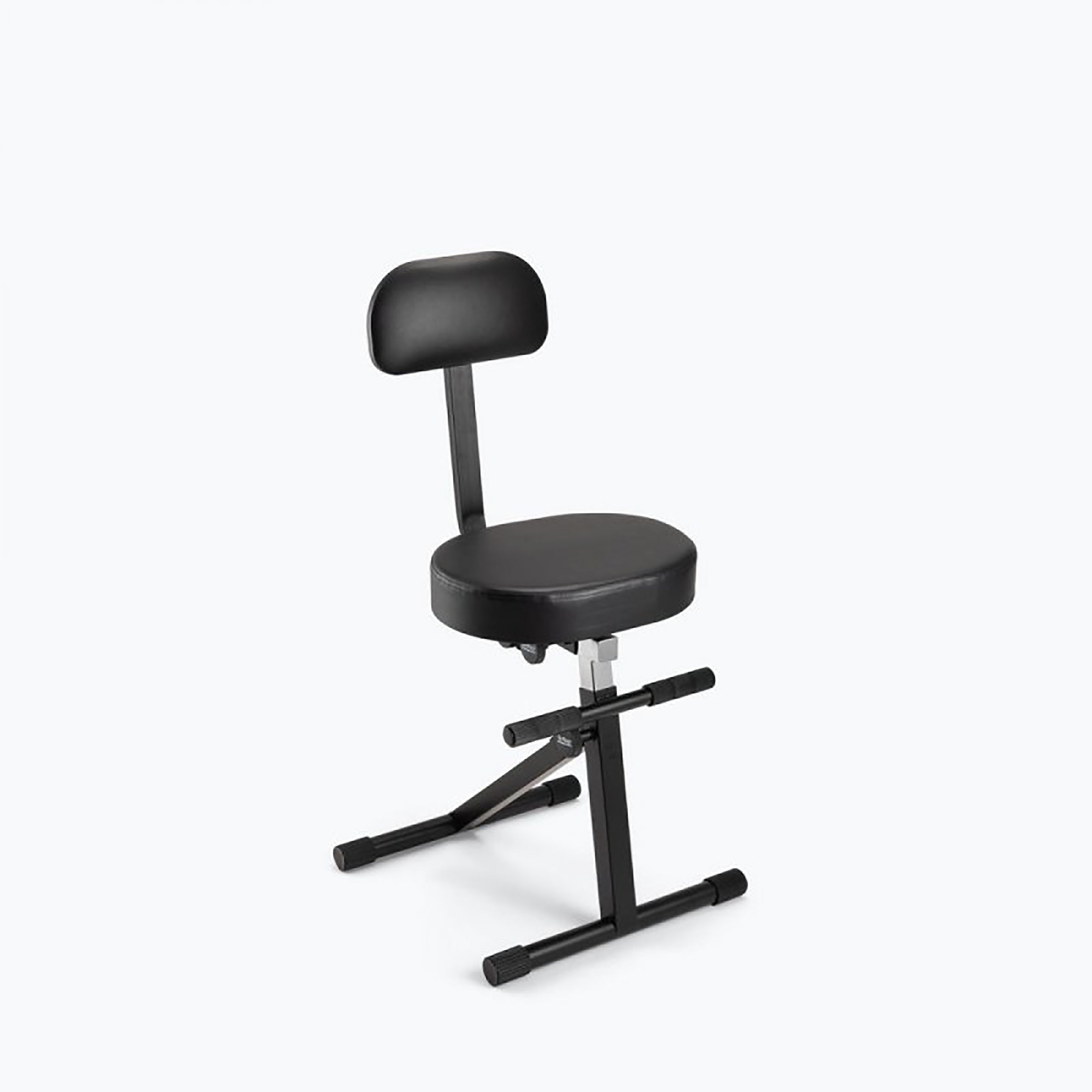 OnStage DT8500V2 Padded Throne with Backrest, Adjustable Height, and Braced Legs by OnStage