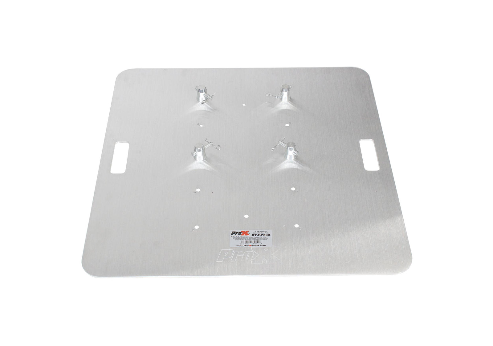 ProX XT-BP30AMK2 6mm Aluminum Truss Base Plate for F34, F32 and F31 Trussing with Conical Connectors - 30" X 30" by ProX Cases