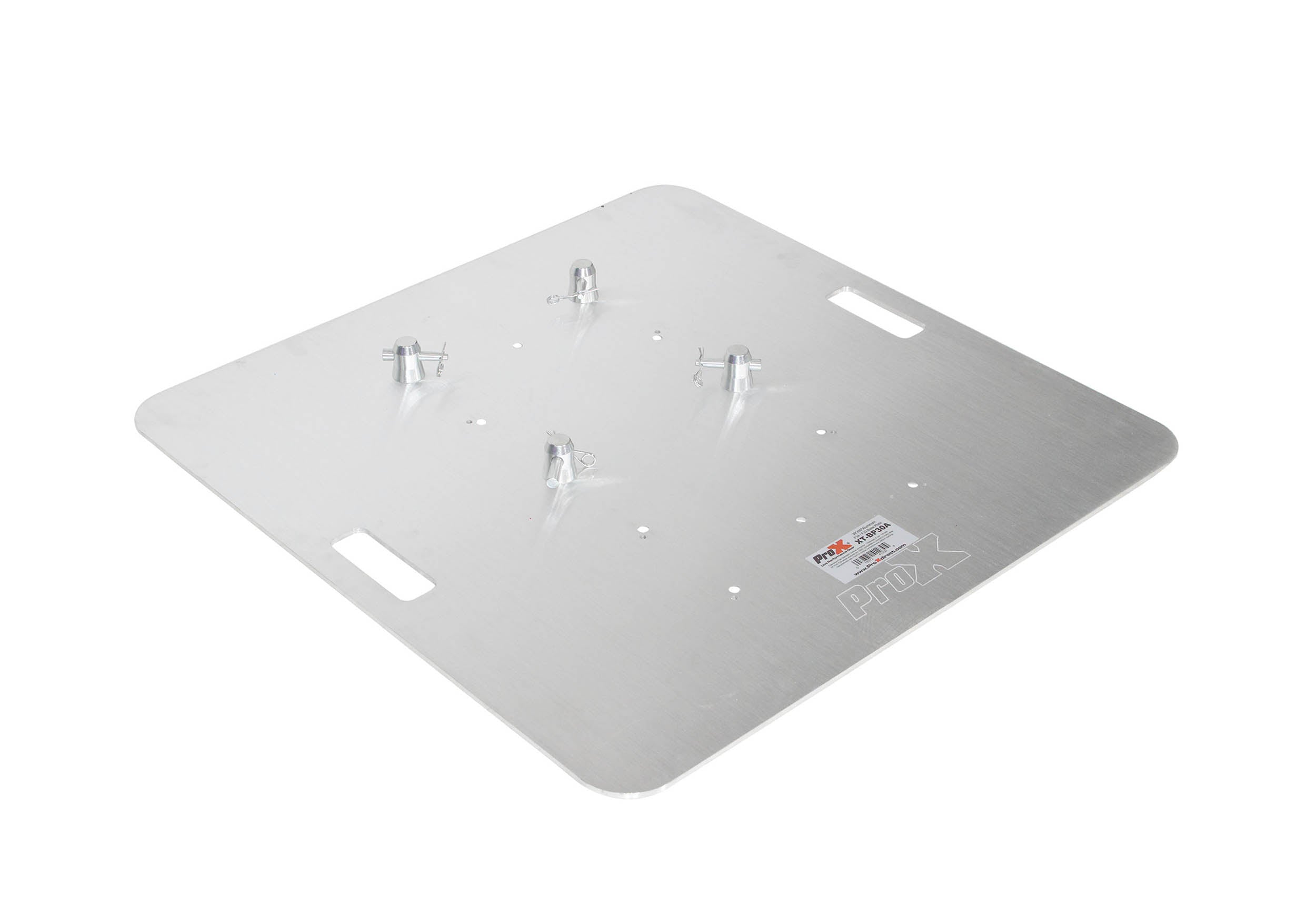 ProX XT-BP30AMK2 6mm Aluminum Truss Base Plate for F34, F32 and F31 Trussing with Conical Connectors - 30" X 30"
