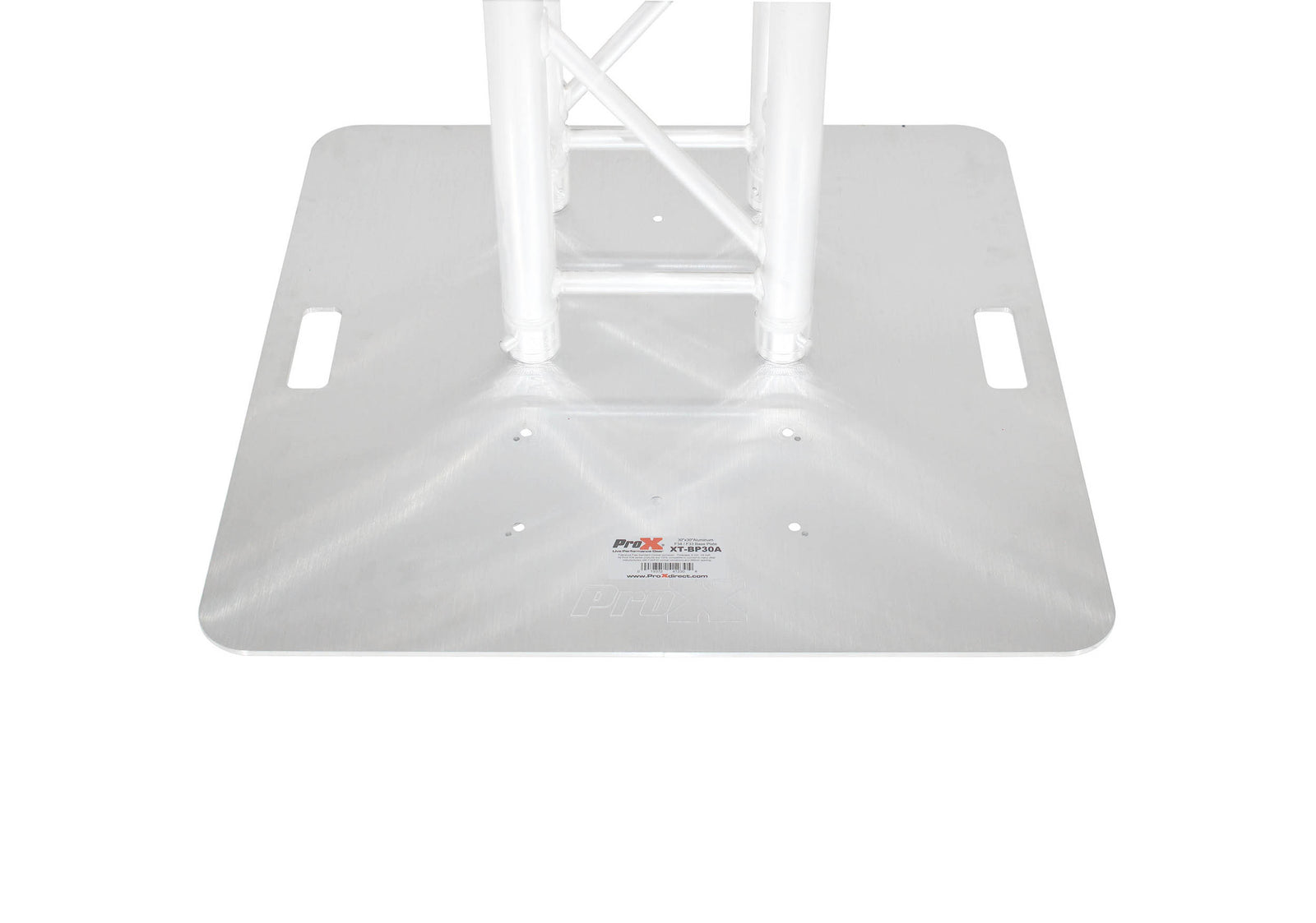 ProX XT-BP30AMK2 6mm Aluminum Truss Base Plate for F34, F32 and F31 Trussing with Conical Connectors - 30" X 30" by ProX Cases