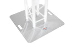 ProX XT-BP30AMK2 6mm Aluminum Truss Base Plate for F34, F32 and F31 Trussing with Conical Connectors - 30" X 30" by ProX Cases