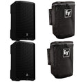 Electro-Voice EVERSE 12 Battery Powered Speaker Package with Rain Resistant Covers by Electro-Voice