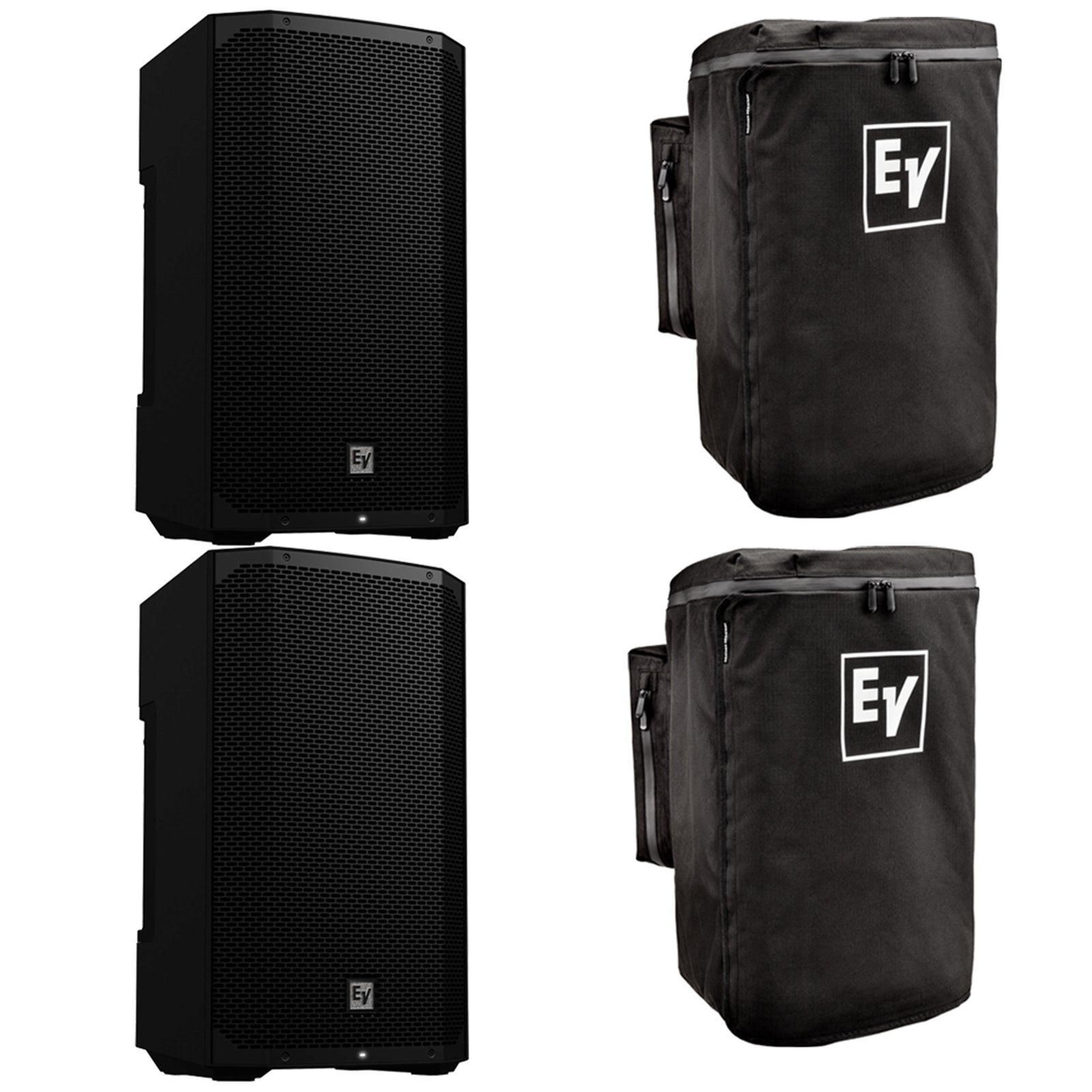 Electro-Voice EVERSE 12 Battery Powered Speaker Package with Rain Resistant Covers by Electro-Voice