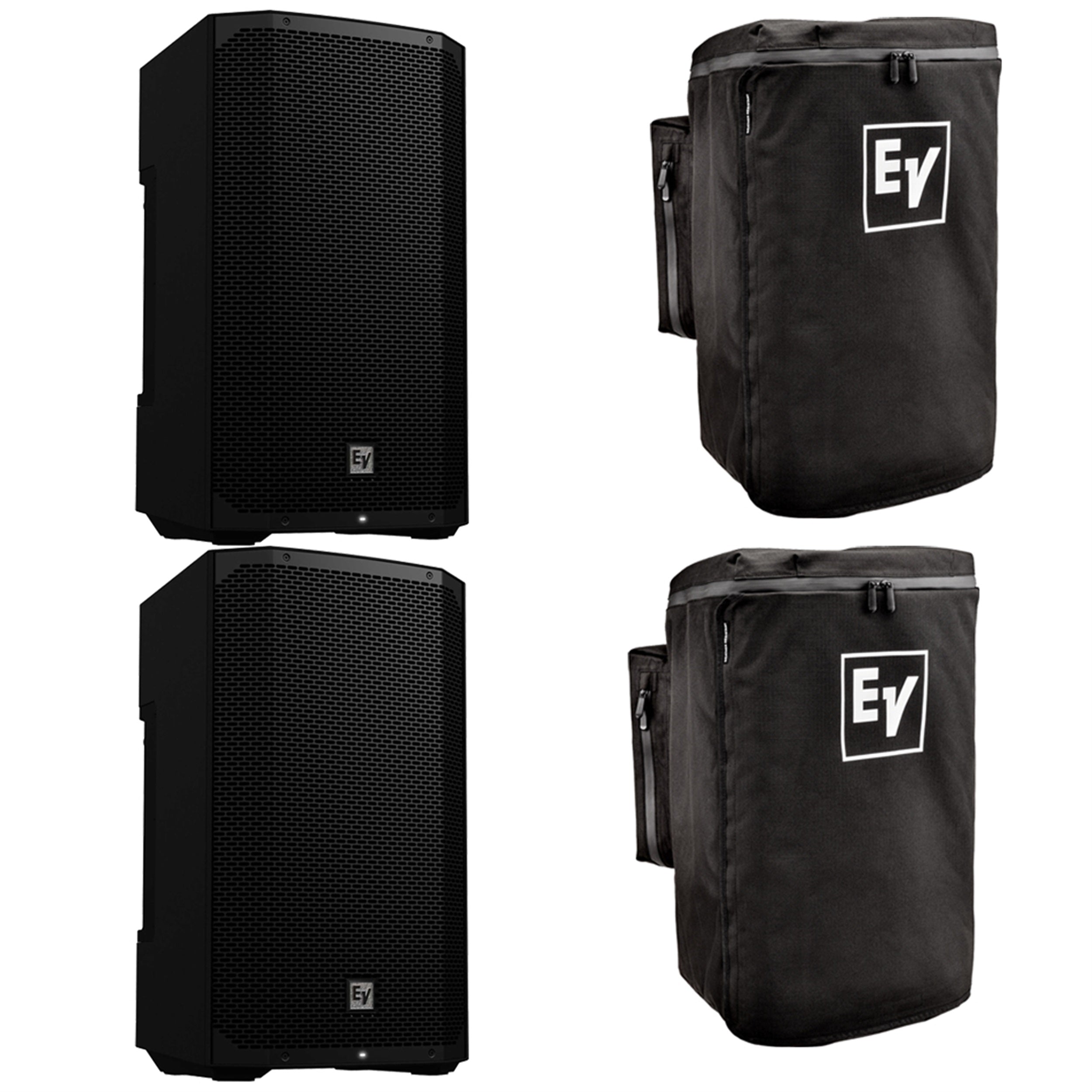 Electro-Voice EVERSE 12 Battery Powered Speaker Package with Rain Resistant Covers by Electro-Voice