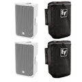 Electro-Voice EVERSE 12 White Battery Powered Speaker Package with Rain Resistant Covers by Electro-Voice
