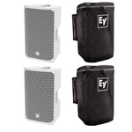 Electro-Voice EVERSE 12 White Battery Powered Speaker Package with Rain Resistant Covers by Electro-Voice
