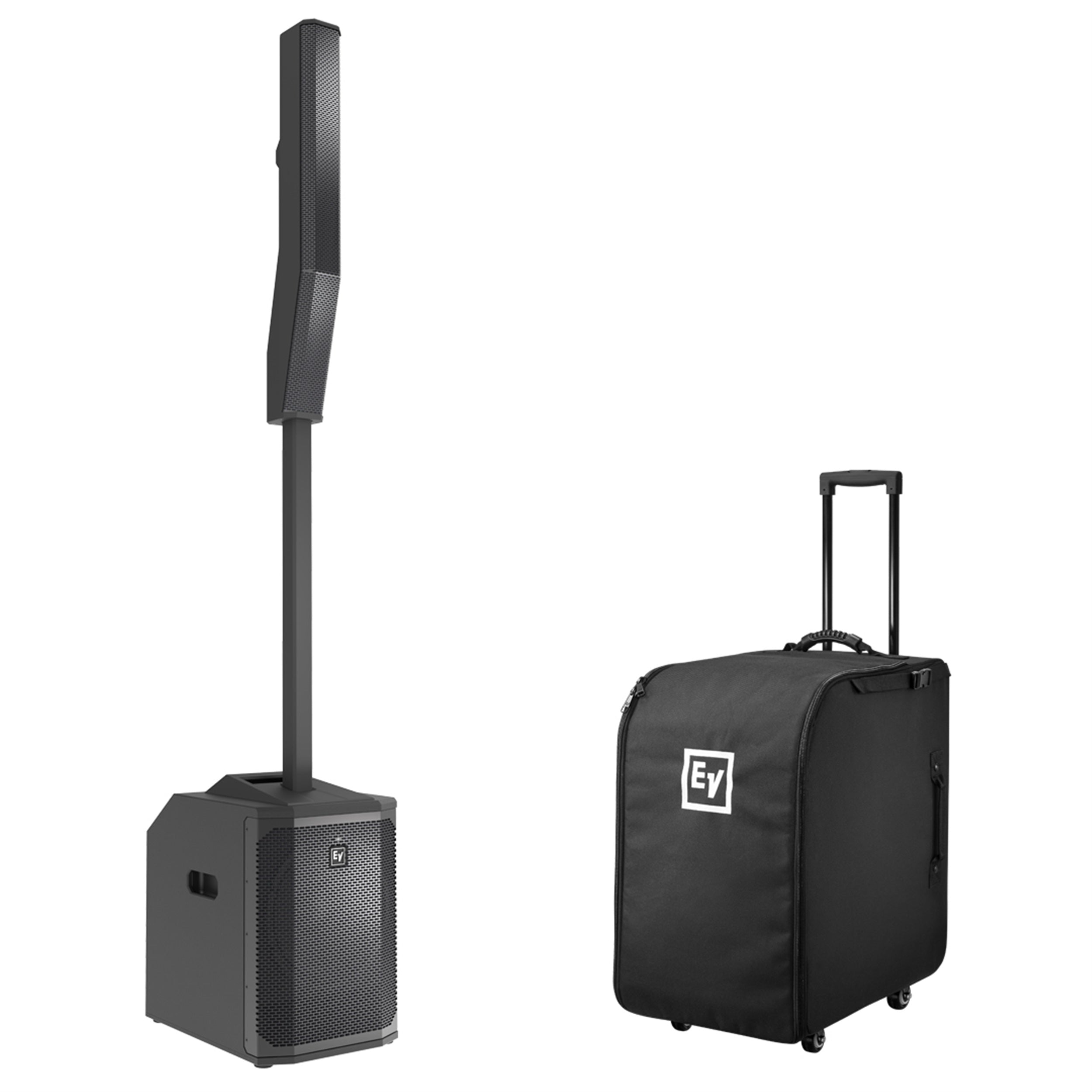 Electro-Voice EVOLVE 50 M Column PA Speaker System with Carrying Case by Electro-Voice