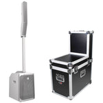 Electro-Voice EVOLVE 50 White Column Speaker System WIth Heavy Duty Road Case by Electro-Voice