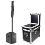 Electro-Voice EVOLVE 50M Black Column Speaker System with Heavy Duty Road Case by Electro-Voice