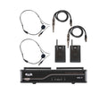 CAD Audio GXLVBBJ VHF Dual Channel 2 Bodypack Wireless Microphone - J Frequency Band by CAD Audio