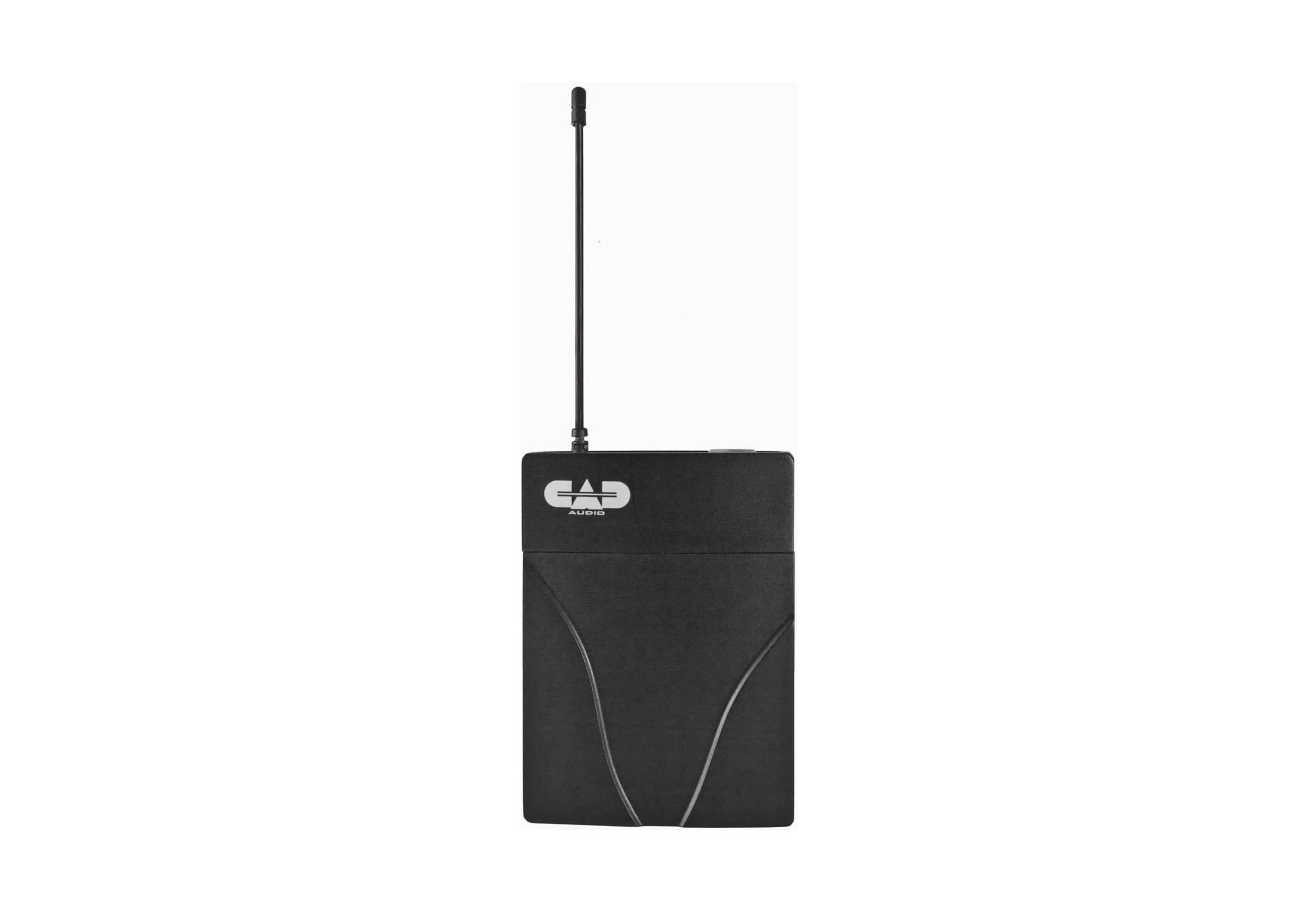 CAD Audio WX1610 Wireless Bodypack System with Lavalier, Earworn Mic, and Guitar Cable - G: 542 to 564 MHz by CAD Audio