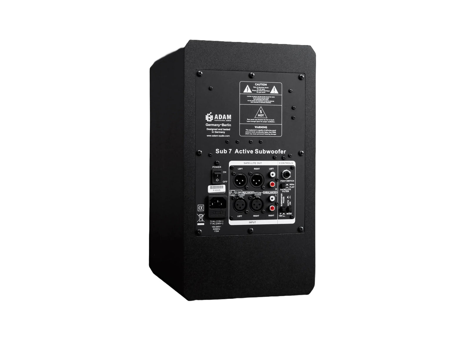 Adam Audio SUB7 Powered Studio Subwoofer - 7” by ADAM Audio