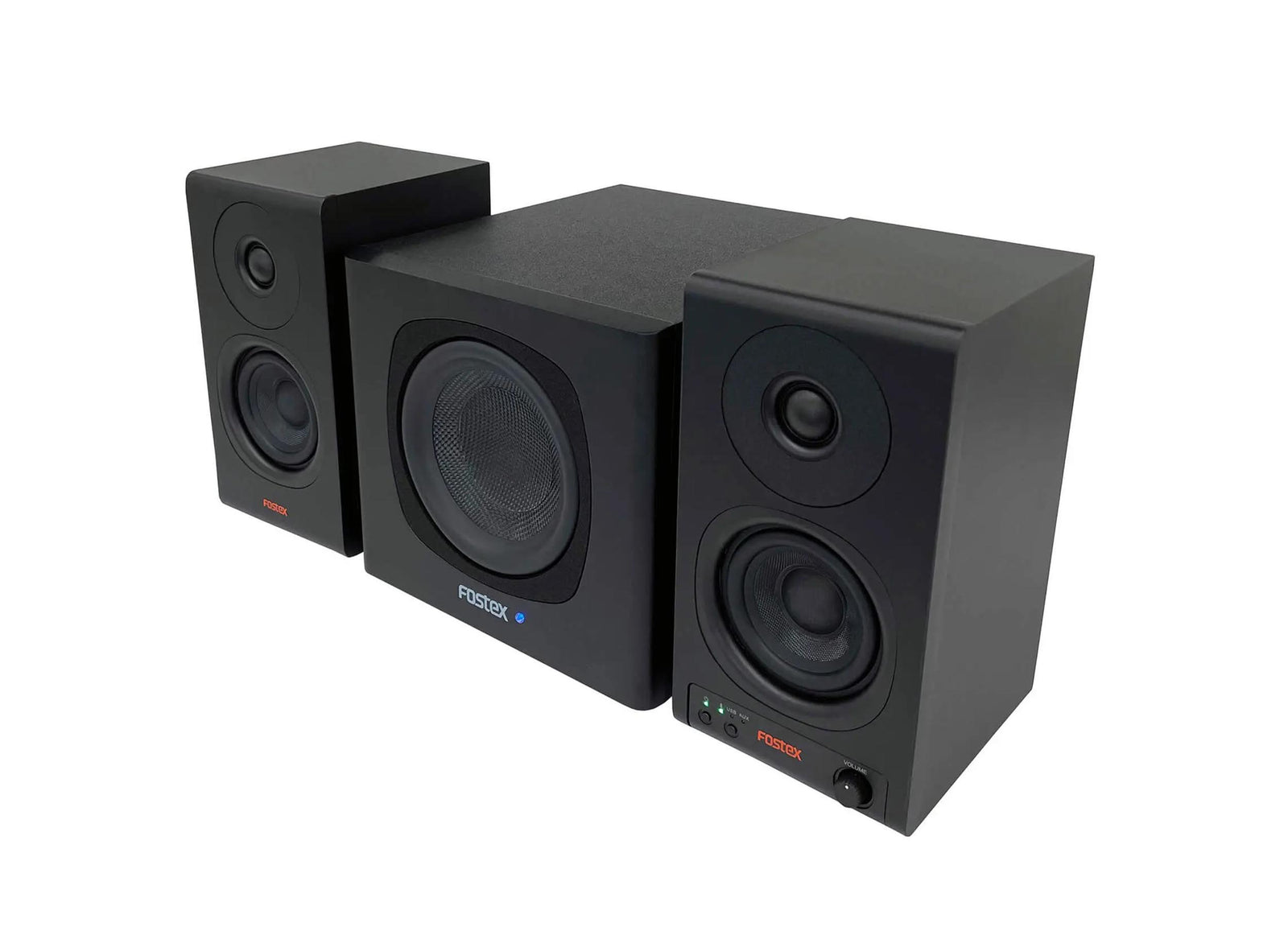 Fostex PM0-3BD 3" 2-Way 30W Active Speaker System with Bluetooth and USB-DAC - Pair by Fostex
