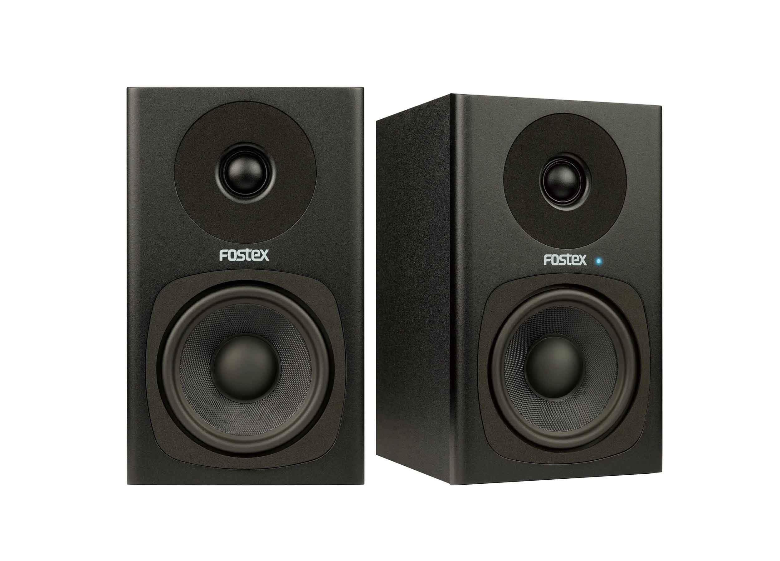 Fostex PM04C-B 4" 2-Way Powered Studio Monitor Black - Pair