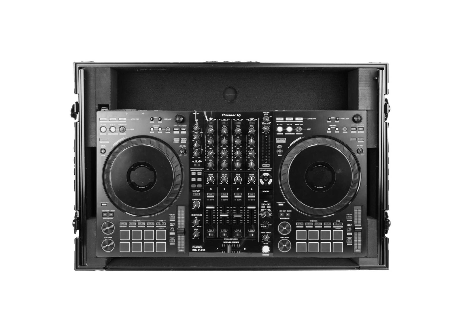 Odyssey FZGSDDJFLX10W1BL Black Label 1U Flight Case for DDJ-FLX10 by Odyssey
