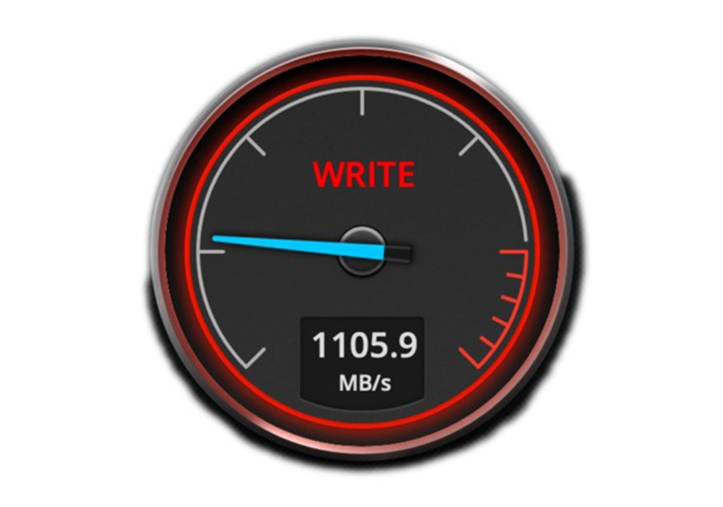 WELX USB ULTRAFAST 3.2 PRO 1100mbs High-Speed DJ USB Drive black - 1TB