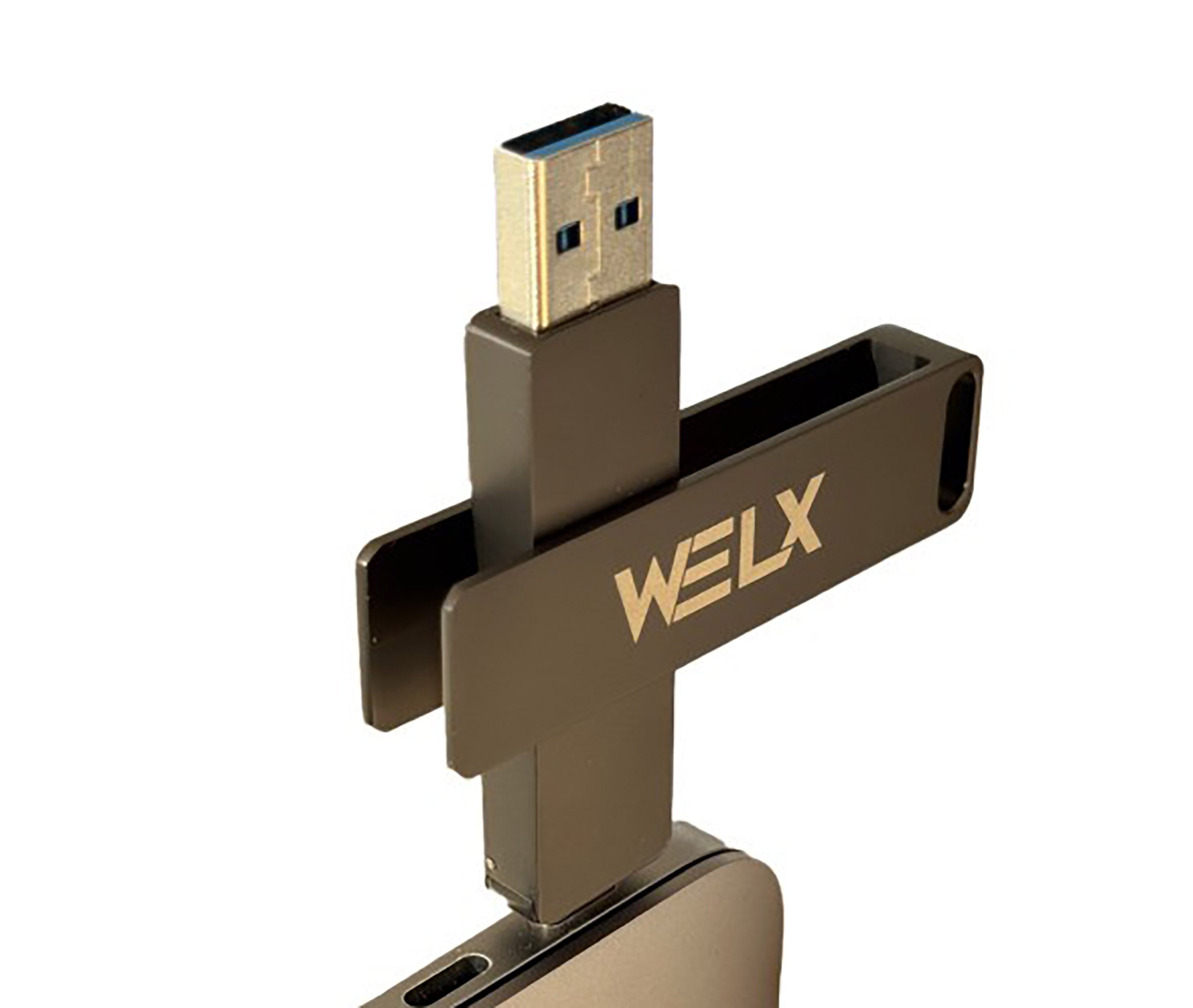 WELX USB ULTRAFAST 3.2 PRO 1100mbs High-Speed DJ USB Drive black – 256GB
