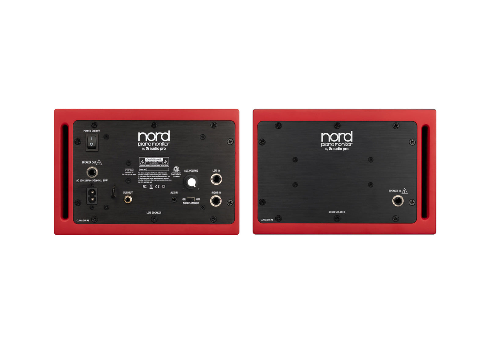 Nord Piano Monitors V2 for Nord Keyboards Red - Pair