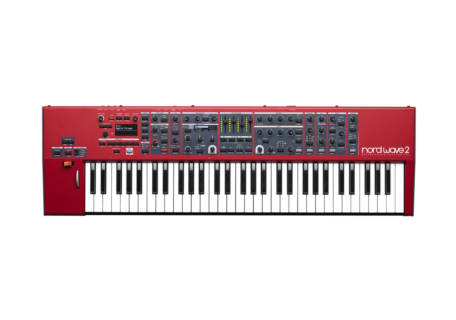 Nord NWAVE2 4-Part Wavetable and Performance Synthesizer 61-Key by Nord