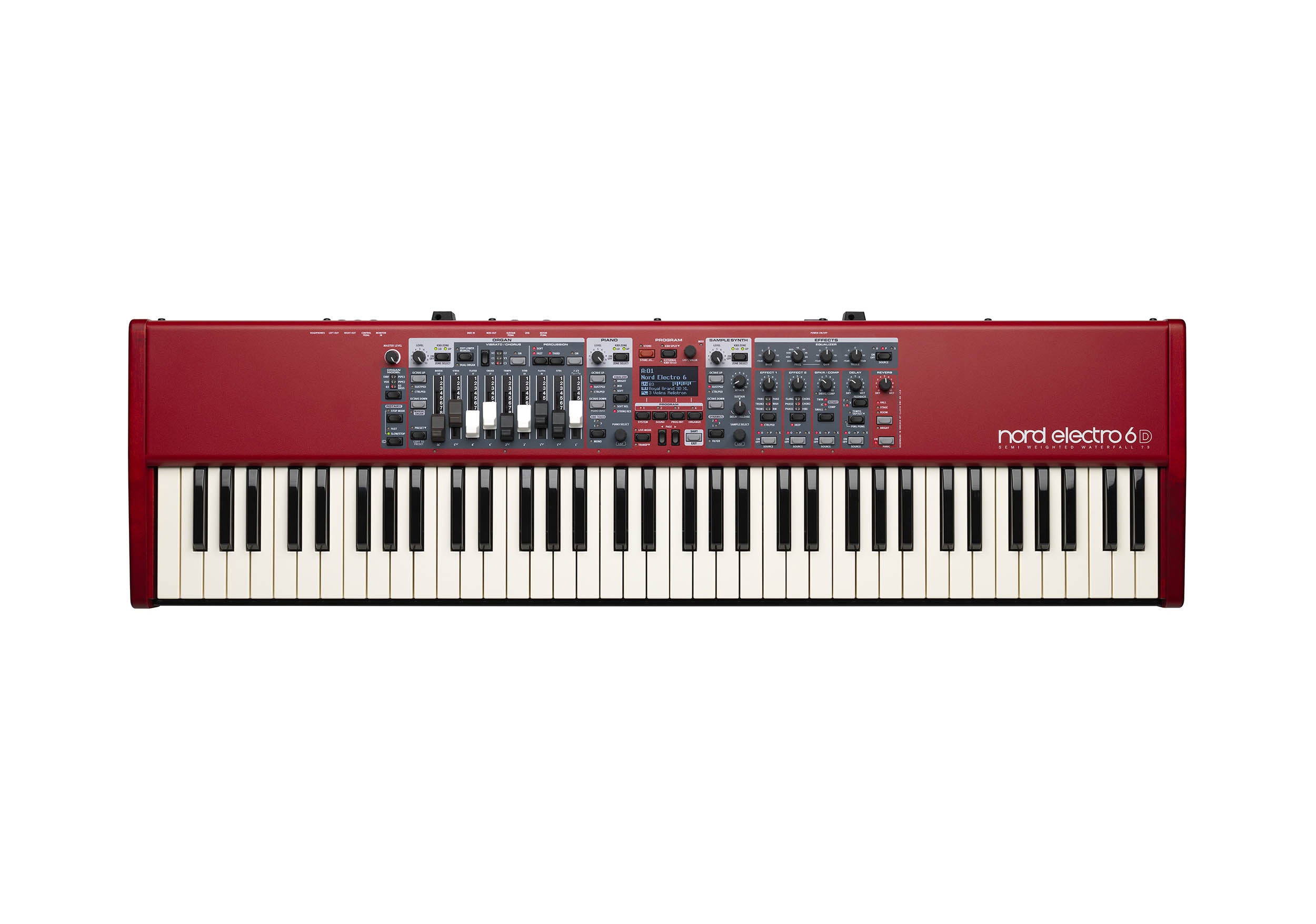 Nord NELECTRO6D-73 Semi-Weighted Waterfall keybed by Nord