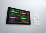 Allen & Heath IP4W Four Button Wallplate Controller - White by ALLEN & HEATH