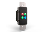 Allen & Heath IP4W Four Button Wallplate Controller - Black by ALLEN & HEATH