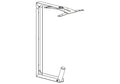 dB Technologies WB-REEVO212 Wall-Mount Bracket for Opera Reevo 212 Speaker - Black