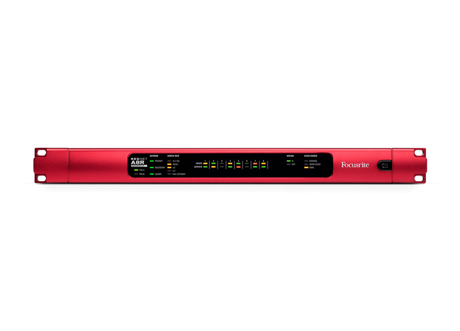Focusrite RedNet-A8R, 8 Channel AD/DA with 2 Channel AES by Focusrite