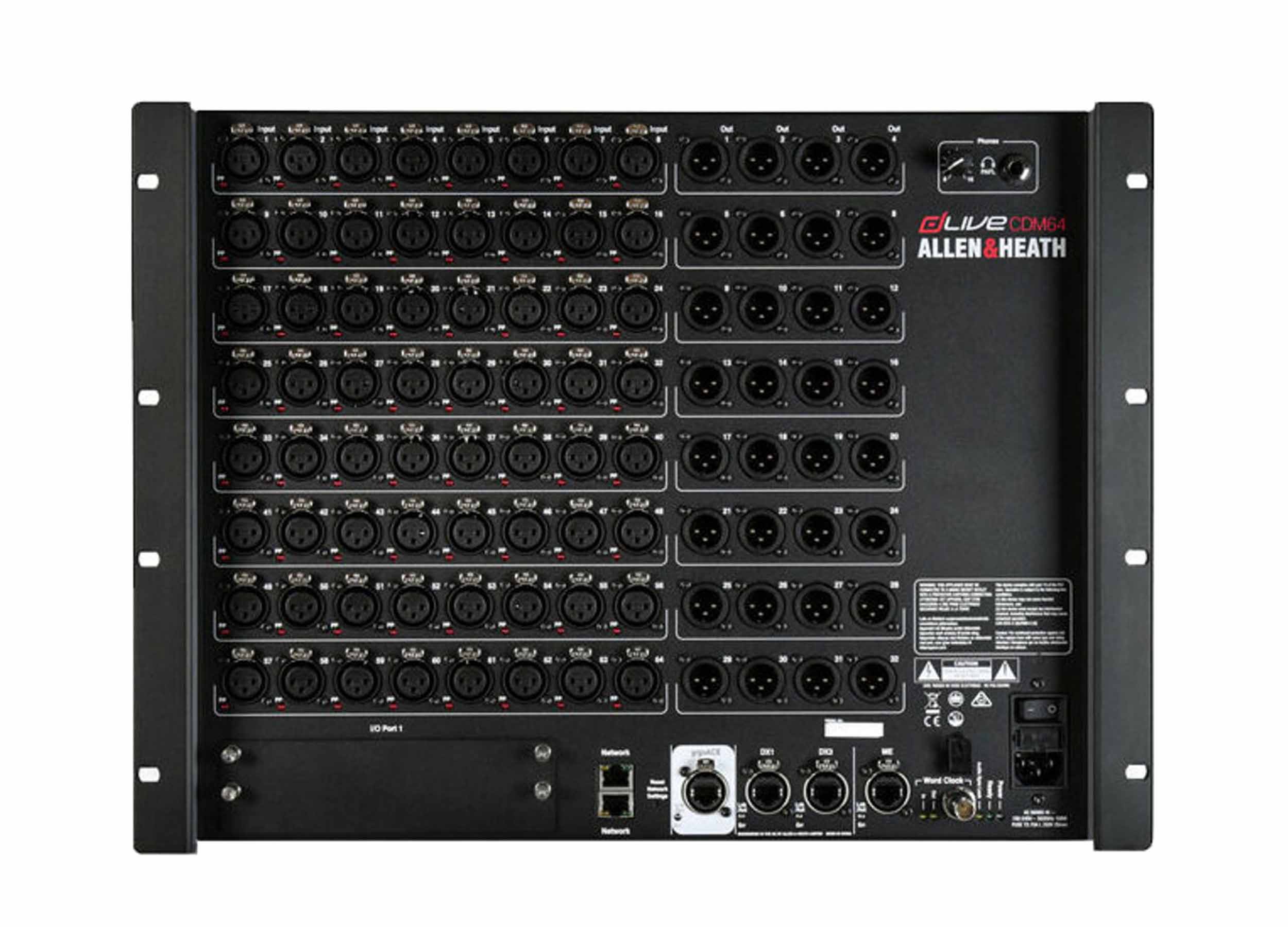Allen & Heath DLive-CDM64-RUFX, MixRack Stage Box by ALLEN & HEATH