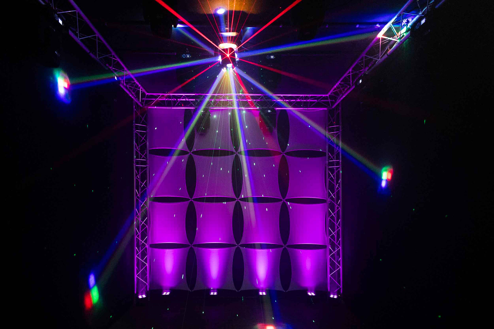Colorkey CKU-1072, FX Multi-Effect Moving Head with Multicolor LED Beams and Lasers Effect by ColorKey