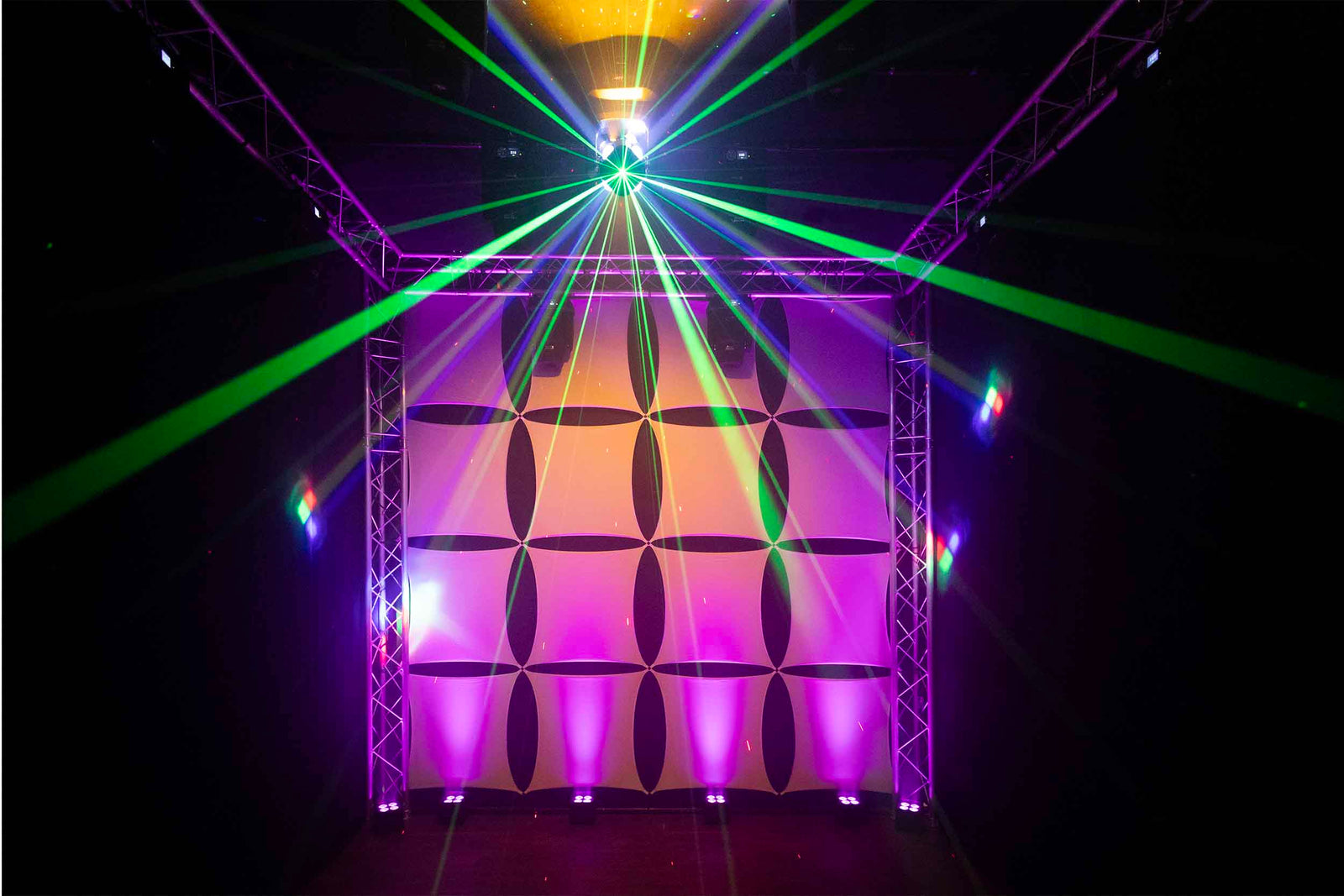Colorkey CKU-1072, FX Multi-Effect Moving Head with Multicolor LED Beams and Lasers Effect by ColorKey