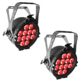Chauvet DJ SlimPAR Pro H USB, Low-Profile RGBAW+UV LED Light - Pack of 2 by Chauvet DJ