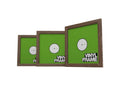 Glorious 12-inch Rosewood Vinyl Record Frames - 3 Pack by Glorious