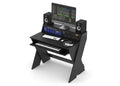 Glorious SOUND-DESK-COM-BLK, X-Shaped Compact and Adjustable Studio Workstation - Black by Glorious