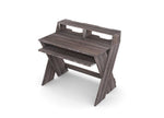 Glorious SOUND-DESK-COM-WAL, X-Shaped Compact and Adjustable Studio Workstation - Walnut by Glorious
