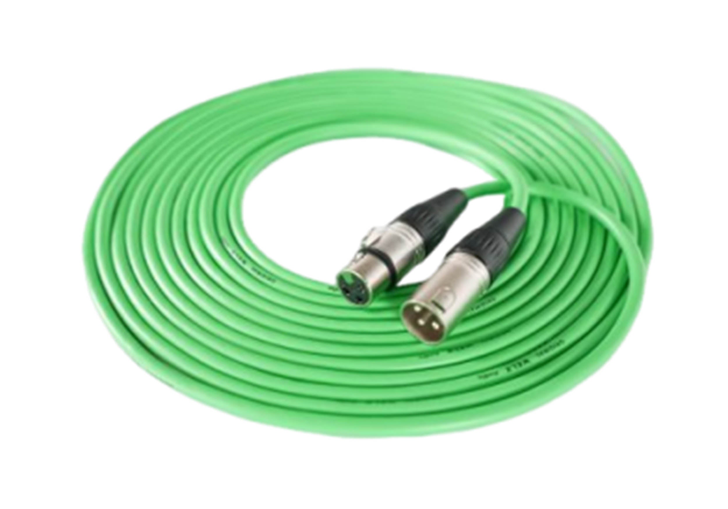 WELX CC Balanced 3 Meter Green Audio Cable Professional Connections by WELX