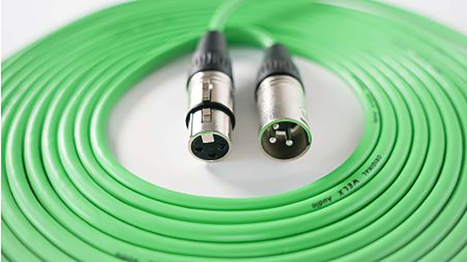 WELX CC Balanced 3 Meter Green Audio Cable Professional Connections by WELX