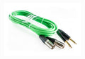 WELX CTM Balanced 3 Meter Dual XLR to Dual 6.5mm TRS Audio Cable Pair - Green by WELX