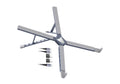 WELX WL5 LIGHTSTAND Portable Foldable Laptop Stand with USB-C Docking Hub by WELX
