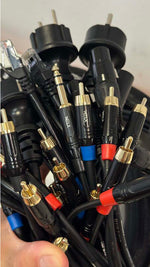 WELX WLX2 DJ Booths Snake Professional Audio Cables for 2 CDJs + Mixer - Black by WELX