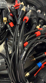 WELX WLX2 DJ Booths Snake Professional Audio Cables for 2 CDJs + Mixer - Black by WELX