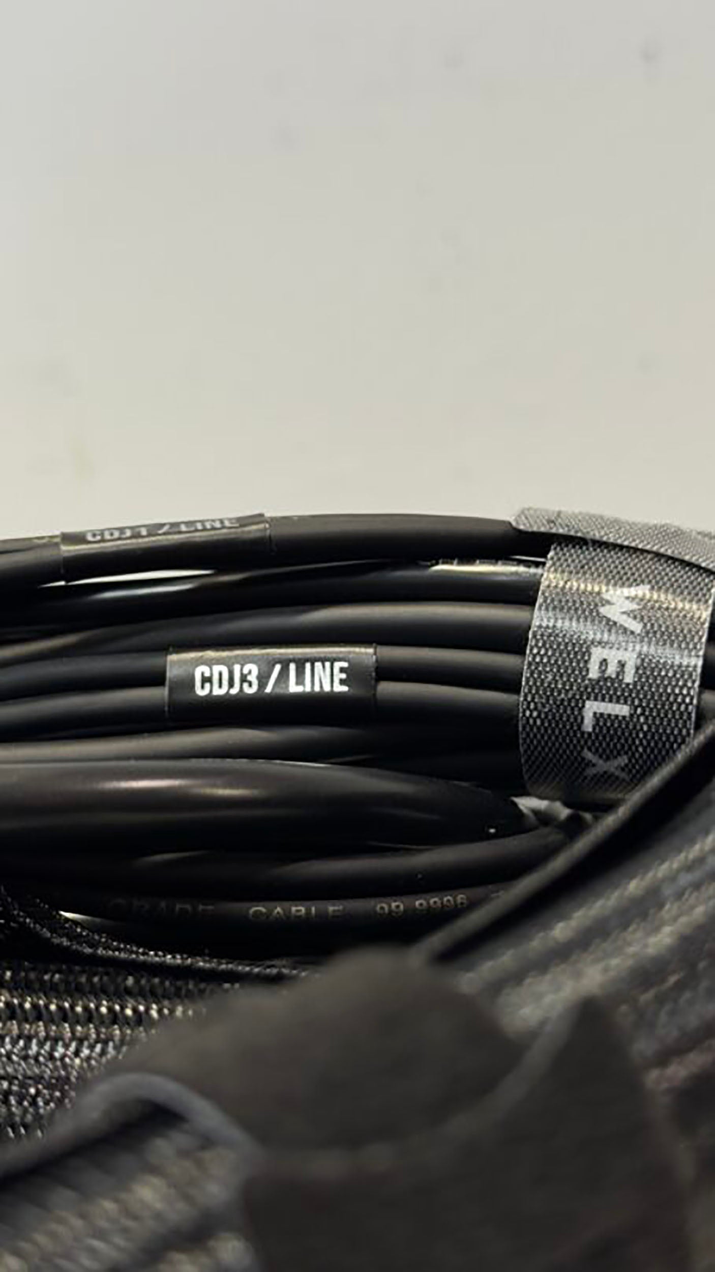 WELX WLX2 DJ Booths Snake Professional Audio Cables for 2 CDJs + Mixer - Black by WELX