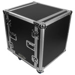 C-Stock Scratch & Dent: Odyssey FZS12W, 12U Shock Mount Rack Flight Case With Wheels by Odyssey