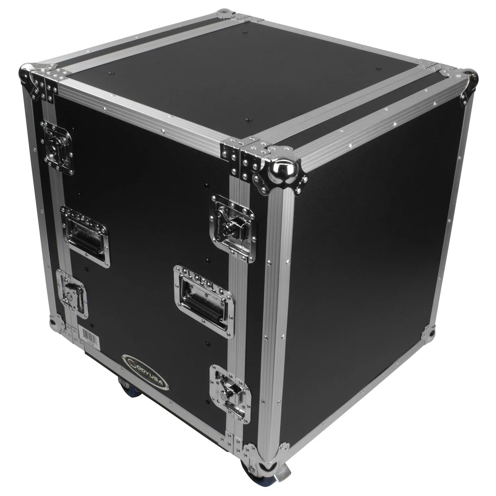 C-Stock Scratch & Dent: Odyssey FZS12W, 12U Shock Mount Rack Flight Case With Wheels by Odyssey