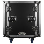 C-Stock Scratch & Dent: Odyssey FZS12W, 12U Shock Mount Rack Flight Case With Wheels by Odyssey