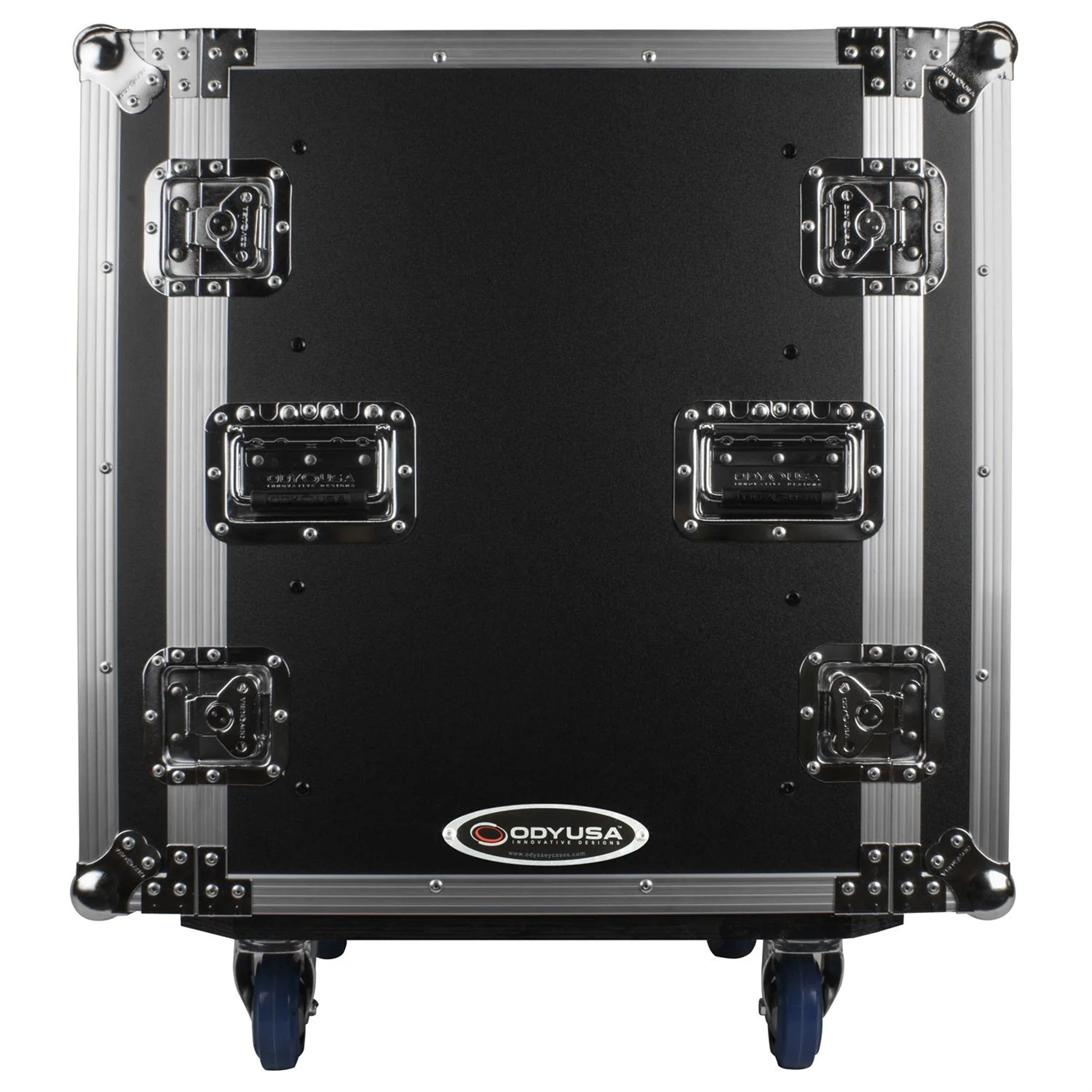 C-Stock Scratch & Dent: Odyssey FZS12W, 12U Shock Mount Rack Flight Case With Wheels by Odyssey
