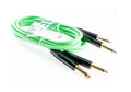 WELX TT 1.5 Meter Dual 6.5mm TS to Dual 6.5mm TS Audio Cable Pair - Green by WELX