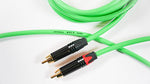 WELX RR Black, 1 Meter Green Audio Cable - Pair by WELX