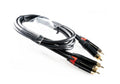 WELX Black Waves RR Black 2 Meter Audio Cable - Pair by WELX