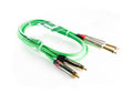 WELX RT 1.5 Meter RCA to Dual 6.5mm TS Connectors Audio Cable - Green by WELX